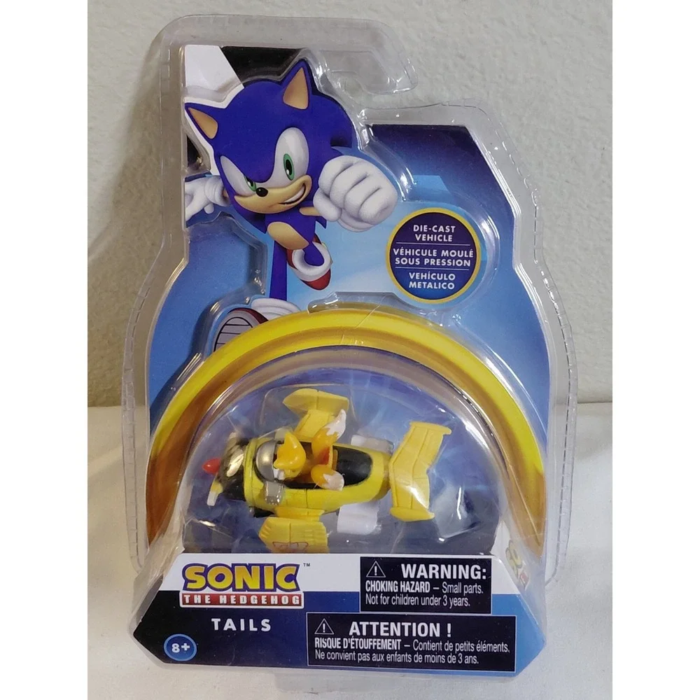 2023 NKOK Sonic & Sega All-Stars Racing Tails Die-Cast Plane #6424 New